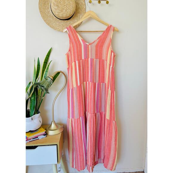 Marine Layer Corinne Chambray Maxi Dress - Picture 3 of 6